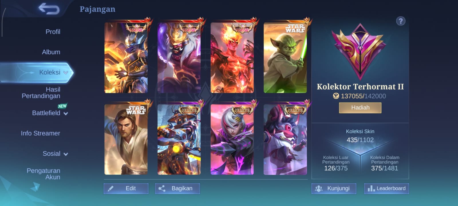 JUAL ML LGI BU